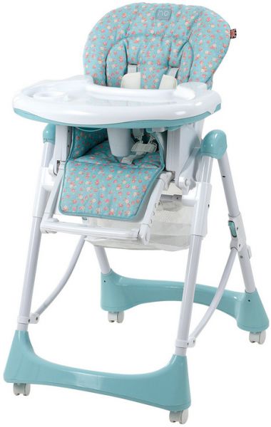 Стульчик для кормления Happy Baby Kevin New Blue
